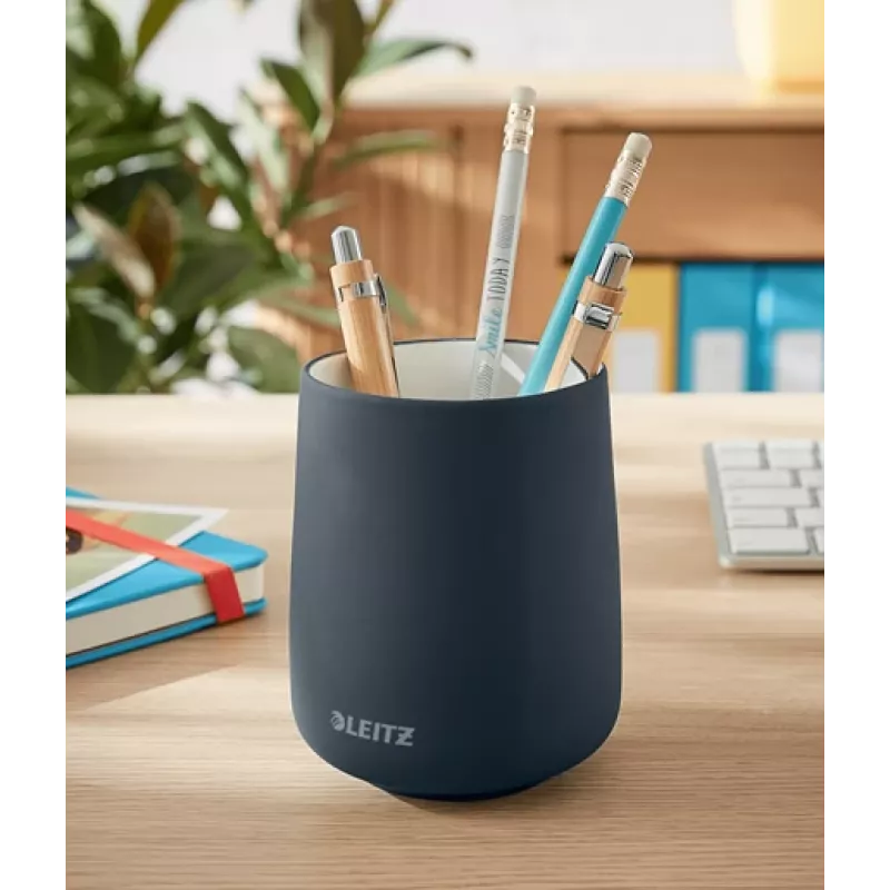 Leitz Cosy Pen Pot, Grey, Ceramic, Boy/Girl, 8.7 cm, 105 mm, 240 g