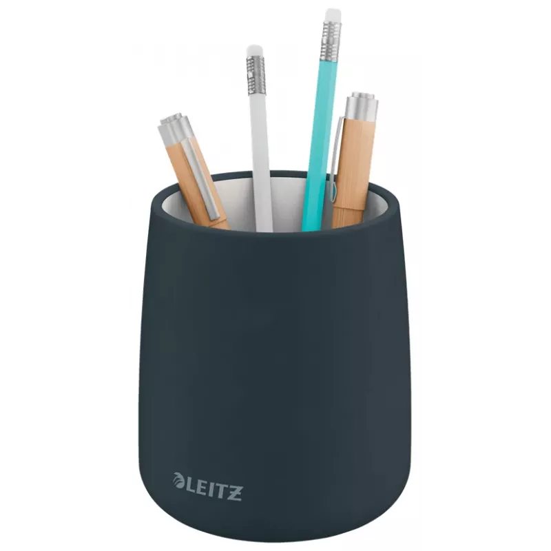 Leitz Cosy Pen Pot, Grey, Ceramic, Boy/Girl, 8.7 cm, 105 mm, 240 g