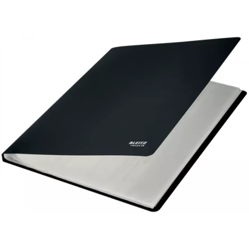 Leitz Recycle Display Book, Black, Polypropylene (PP), 40 pockets, Portrait, A4, 231 mm