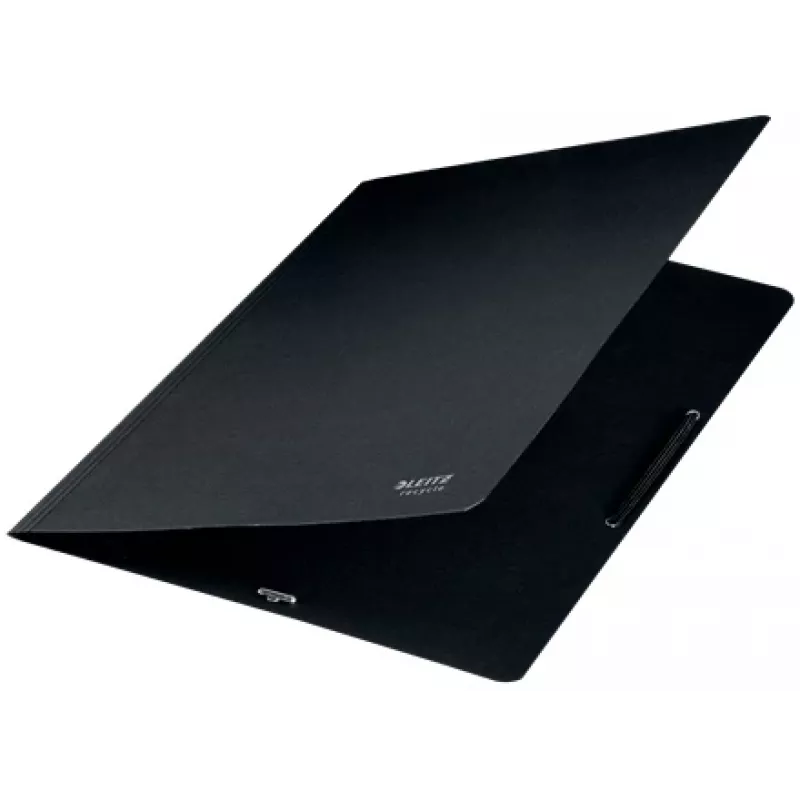 Leitz Recycle Card Folder with elastic bands, Signature folder, A4, Carton, Black, Matt, 250 sheets