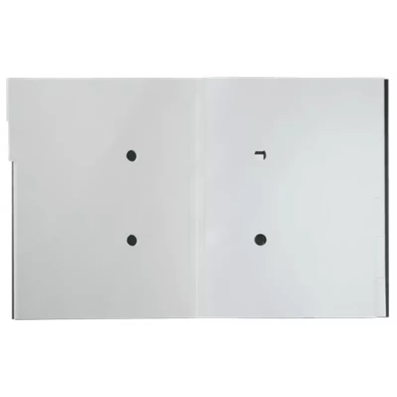 Leitz Recycle Card Divider Book, Signature folder, A4, Carton, Black, Matt, Elastic band