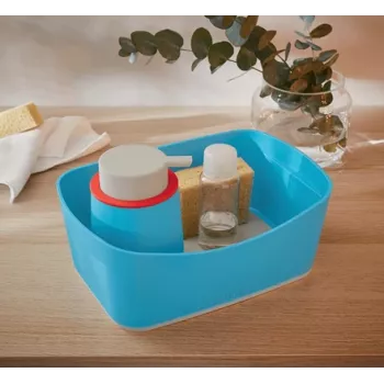 Leitz MyBox Cosy Storage Tray, Storage box, Blue, Rectangular, Plastic, Monochromatic, Indoor