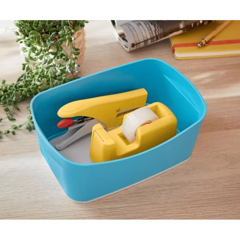 Leitz MyBox Cosy Storage Tray, Storage box, Blue, Rectangular, Plastic, Monochromatic, Indoor