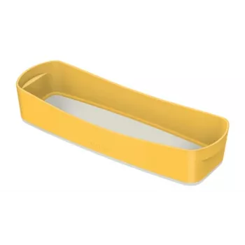 Leitz MyBox Cosy Organiser Tray Long, Storage, Storage box, Yellow, Rectangular, Plastic, Monochromatic, 307 mm