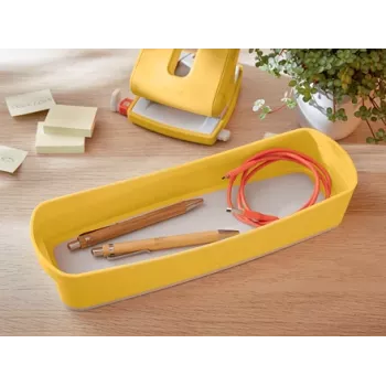 Leitz MyBox Cosy Organiser Tray Long, Storage, Storage box, Yellow, Rectangular, Plastic, Monochromatic, 307 mm