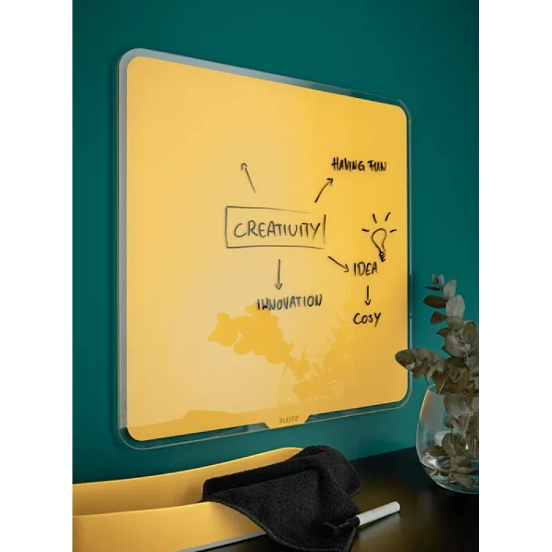 Leitz MyBox Cosy Organiser Tray Long, Storage, Storage box, Yellow, Rectangular, Plastic, Monochromatic, 307 mm
