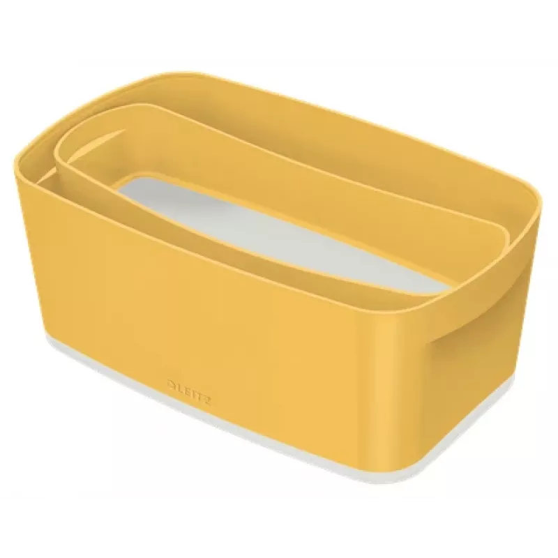 Leitz MyBox Cosy Organiser Tray Long, Storage, Storage box, Yellow, Rectangular, Plastic, Monochromatic, 307 mm