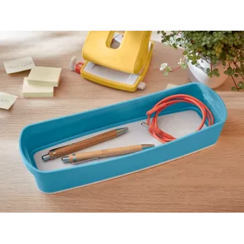 Leitz MyBox Cosy Organiser Tray Long, Storage, Storage box, Blue, Rectangular, Plastic, Monochromatic, 307 mm