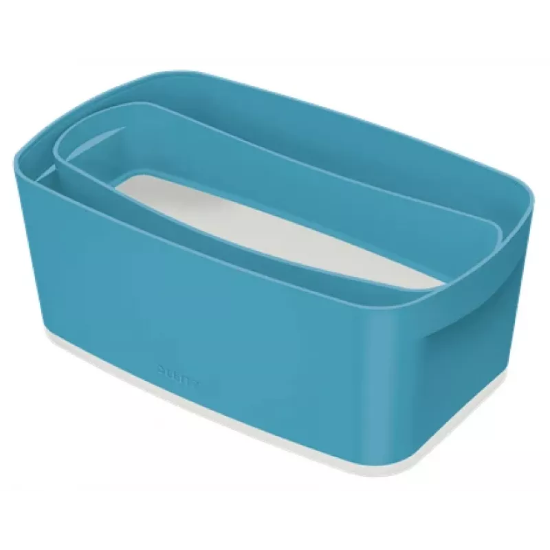 Leitz MyBox Cosy Organiser Tray Long, Storage, Storage box, Blue, Rectangular, Plastic, Monochromatic, 307 mm