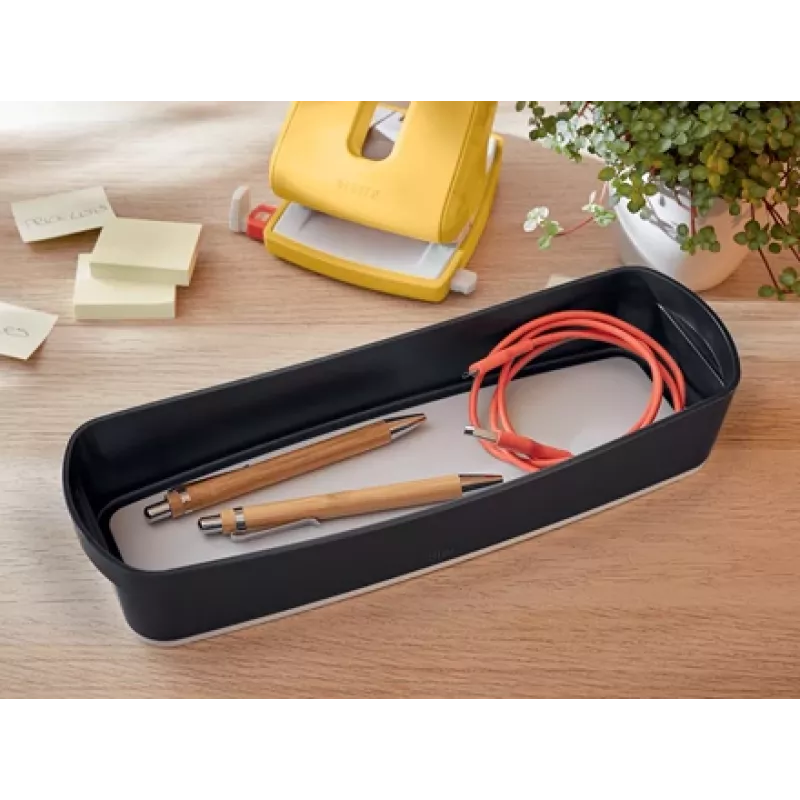 Leitz MyBox Cosy Organiser Tray Long, Storage, Storage box, Grey, Rectangular, Plastic, Monochromatic, Indoor