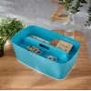 Leitz MyBox Cosy Organiser Tray with handle Small, Storage, Blue, Plastic, 307 mm, 181 mm, 56 mm, 300 g