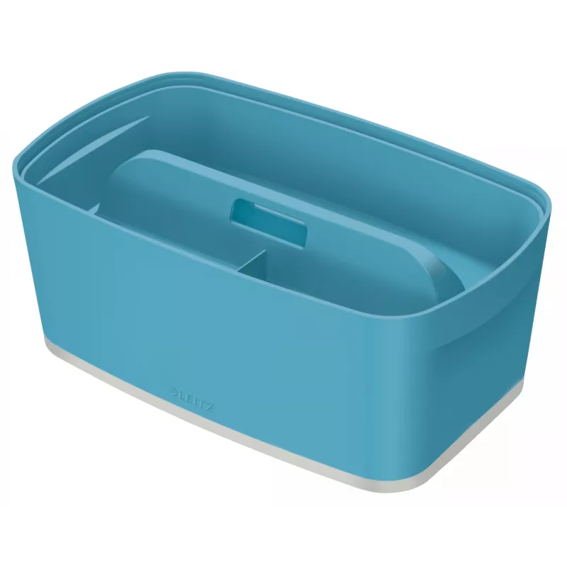 Leitz MyBox Cosy Organiser Tray with handle Small, Storage, Blue, Plastic, 307 mm, 181 mm, 56 mm, 300 g