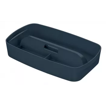 Leitz MyBox Cosy Organiser Tray with handle Small, Storage, Grey, Plastic, 307 mm, 181 mm, 56 mm, 300 g