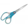 Leitz Cosy Titanium Office Scissors 205 mm, Adult, Straight cut, Single, Blue, Stainless steel, Office scissors