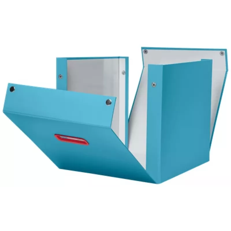 Leitz Click & Store Cosy Cube Large Storage Box, Storage box, Blue, Rectangular, Carton, Monochromatic, Indoor