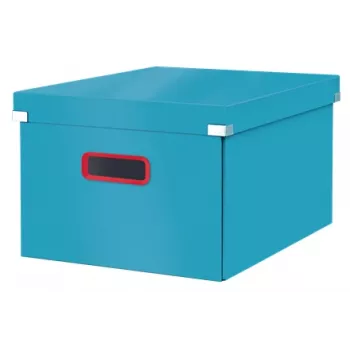 Leitz Click & Store Cosy Medium Storage Box, Storage box, Blue, Rectangular, Carton, Monochromatic, Indoor