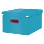 Leitz Click & Store Cosy Medium Storage Box, Storage box, Blue, Rectangular, Carton, Monochromatic, Indoor