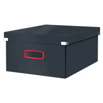 Leitz Click & Store Cosy Large Storage Box, Storage box, Grey, Rectangular, Carton, Monochromatic, Indoor