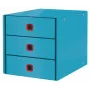 Leitz Click & Store Cosy Drawer Cabinet (3 drawers), Blue, Carton, 286 mm, 358 mm, 282 mm