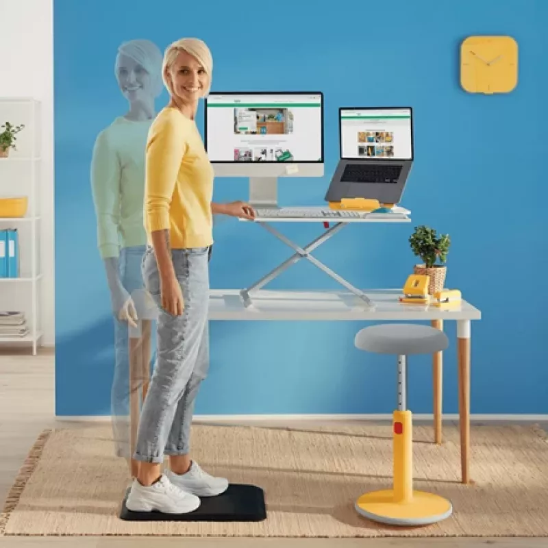 Leitz Ergo Cosy Adjustable Laptop Stand, 80% recycled plastic