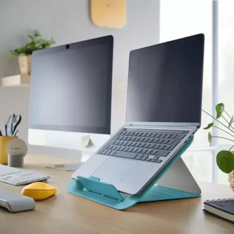 Leitz Ergo Cosy Adjustable Laptop Stand, 80% recycled plastic