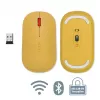 Leitz Cosy Wireless Mouse, Ambidextrous, RF Wireless + Bluetooth, 4000 DPI, Orange