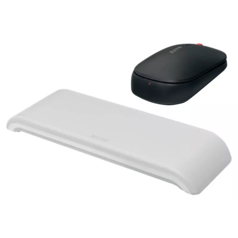 Leitz Cosy Wireless Mouse, Ambidextrous, RF Wireless + Bluetooth, 4000 DPI, Grey