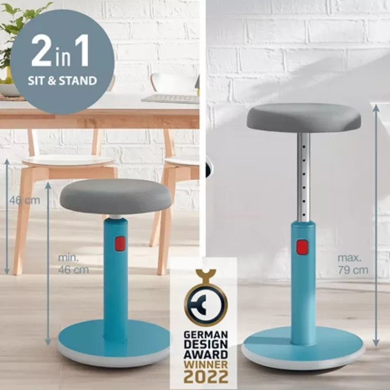 Leitz Ergo Cosy Active Sit Stand Stool 2 in1