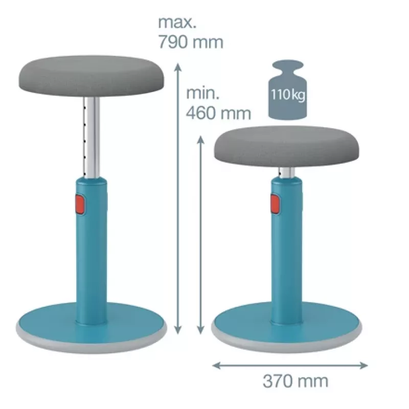 Leitz Ergo Cosy Active Sit Stand Stool 2 in1