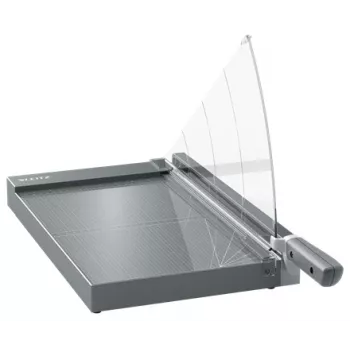 Leitz Precision Office Pro Paper Cutter A4+, 25 sheets, Stainless steel, A4 Maxi, 80 g/m², Aluminium, Glass, Stainless steel, Anthracite