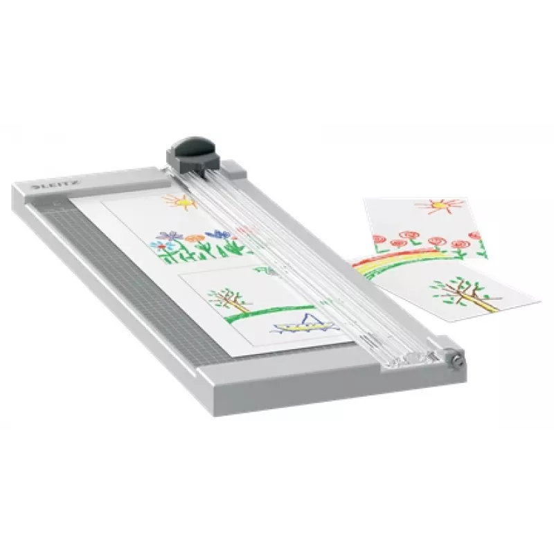 Leitz Precision Home Paper Trimmer A4, 8 sheets, A4, 80 g/m², Grey, Rubber, 153 mm