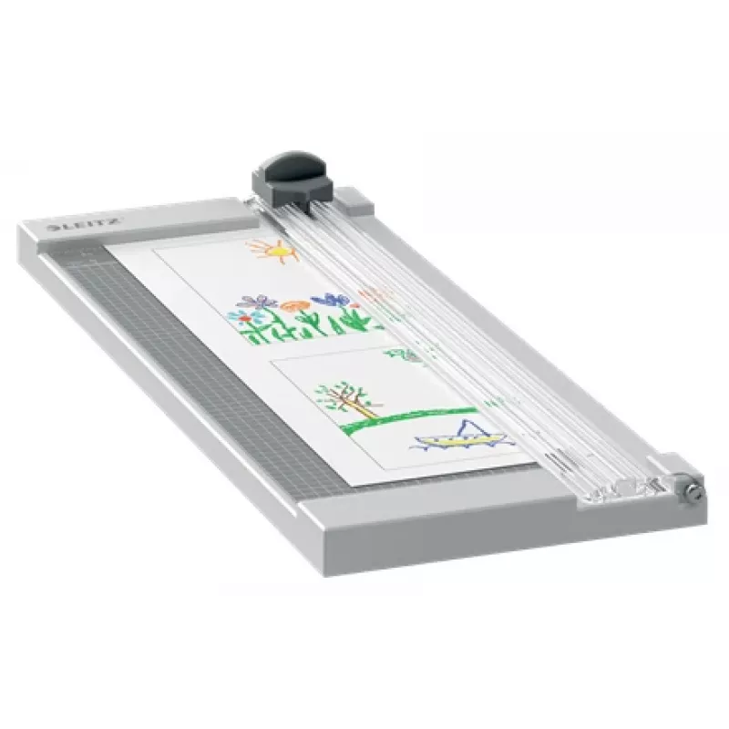 Leitz Precision Home Paper Trimmer A4, 8 sheets, A4, 80 g/m², Grey, Rubber, 153 mm