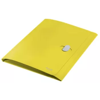Leitz Recycle 3-Flap Folder, Envelope folder, A4, Polypropylene (PP), Yellow, Landscape, 150 sheets