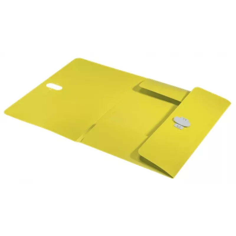 Leitz Recycle 3-Flap Folder, Envelope folder, A4, Polypropylene (PP), Yellow, Landscape, 150 sheets