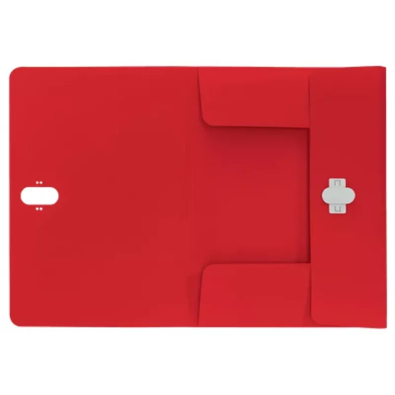 Leitz Recycle 3-Flap Folder, Envelope folder, A4, Polypropylene (PP), Red, Landscape, 150 sheets