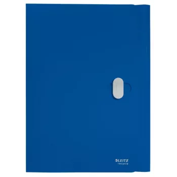 Leitz Recycle 3-Flap Folder, Envelope folder, A4, Polypropylene (PP), Blue, Landscape, 150 sheets