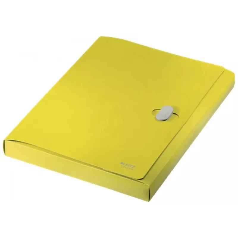 Leitz Recycle Box File, Conventional file folder, A4, Polypropylene (PP), Yellow, Landscape/Portrait, 250 sheets