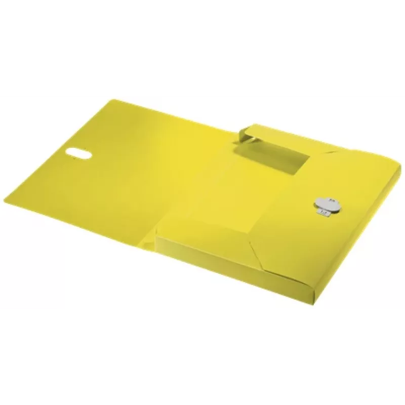 Leitz Recycle Box File, Conventional file folder, A4, Polypropylene (PP), Yellow, Landscape/Portrait, 250 sheets