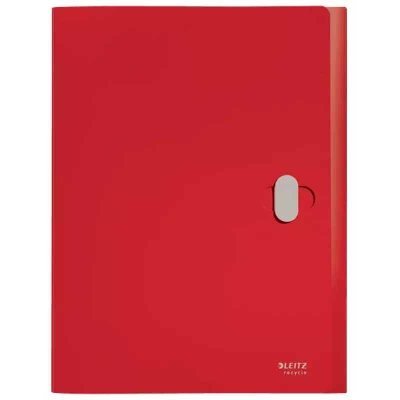 Leitz Recycle Box File, Conventional file folder, A4, Polypropylene (PP), Red, Landscape/Portrait, 250 sheets