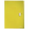 Leitz Recycle Expanding Concertina File, Conventional file folder, A4, Polypropylene (PP), Yellow, Landscape, 250 sheets