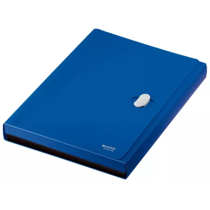 Leitz Recycle Expanding Concertina File, Conventional file folder, A4, Polypropylene (PP), Blue, Landscape, 250 sheets