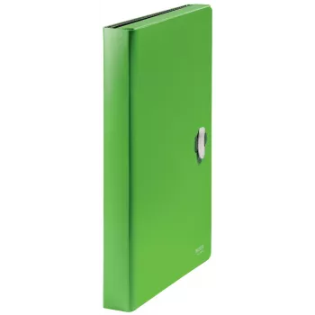 Leitz Recycle Expanding Concertina File, Conventional file folder, A4, Polypropylene (PP), Green, Landscape, 250 sheets