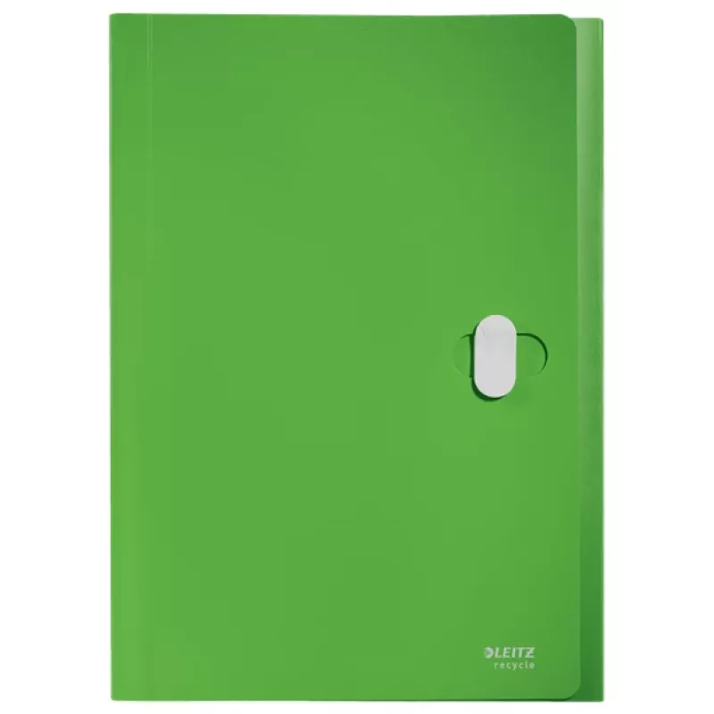 Leitz Recycle Expanding Concertina File, Conventional file folder, A4, Polypropylene (PP), Green, Landscape, 250 sheets