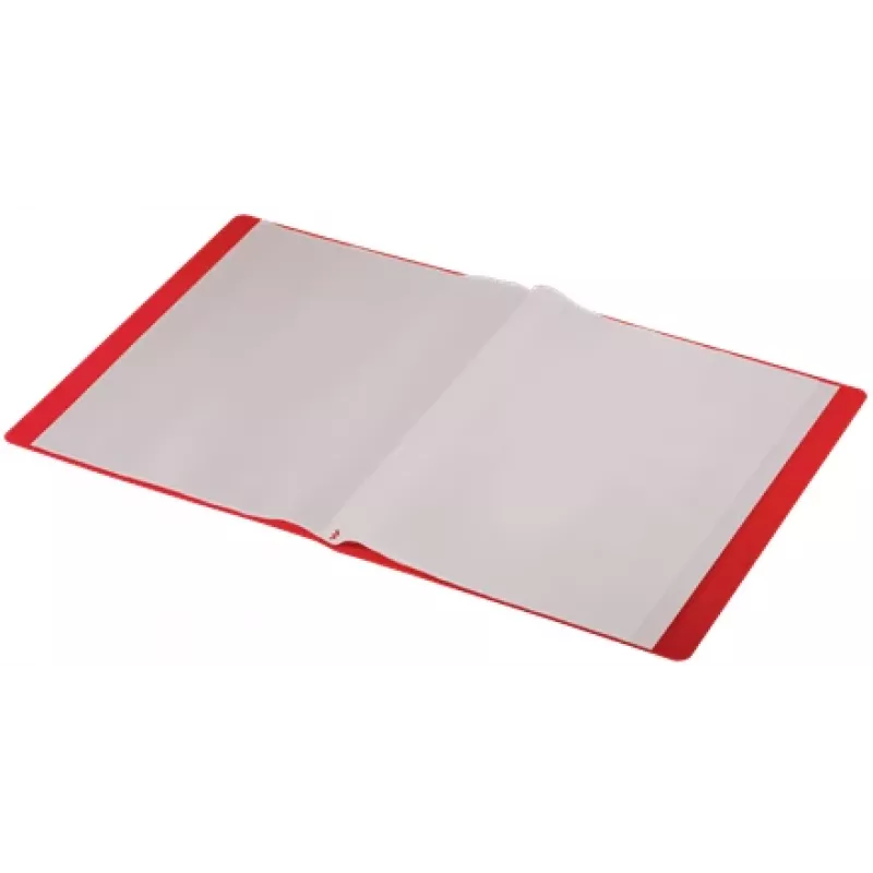 Leitz Recycle Display Book, Red, Polypropylene (PP), 20 pockets, 40 sheets, Landscape/Portrait, A4
