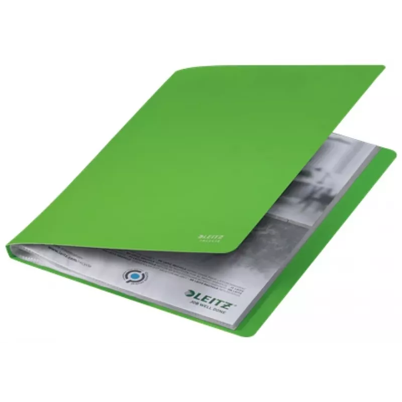 Leitz Recycle Display Book, Green, Polypropylene (PP), 20 pockets, 40 sheets, Landscape/Portrait, A4