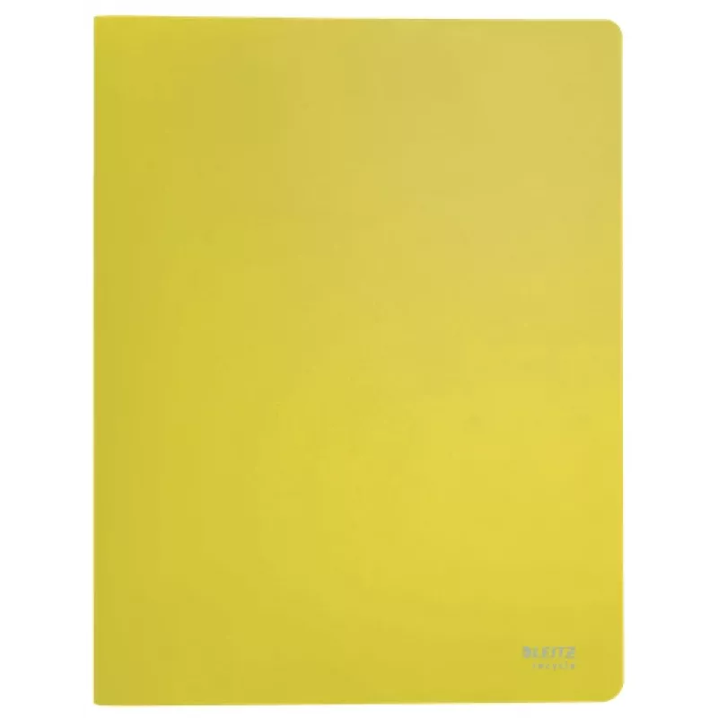 Leitz Recycle Display Book, Yellow, Polypropylene (PP), 40 pockets, 80 sheets, Landscape/Portrait, A4