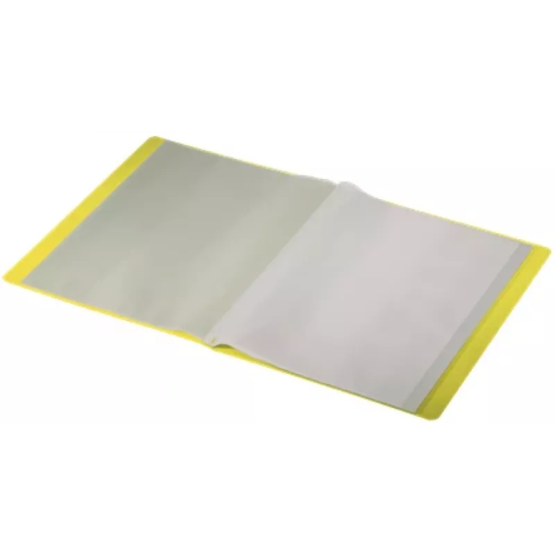 Leitz Recycle Display Book, Yellow, Polypropylene (PP), 40 pockets, 80 sheets, Landscape/Portrait, A4