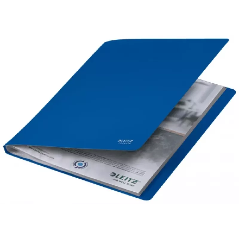 Leitz Recycle Display Book, Blue, Polypropylene (PP), 40 pockets, 80 sheets, Landscape/Portrait, A4