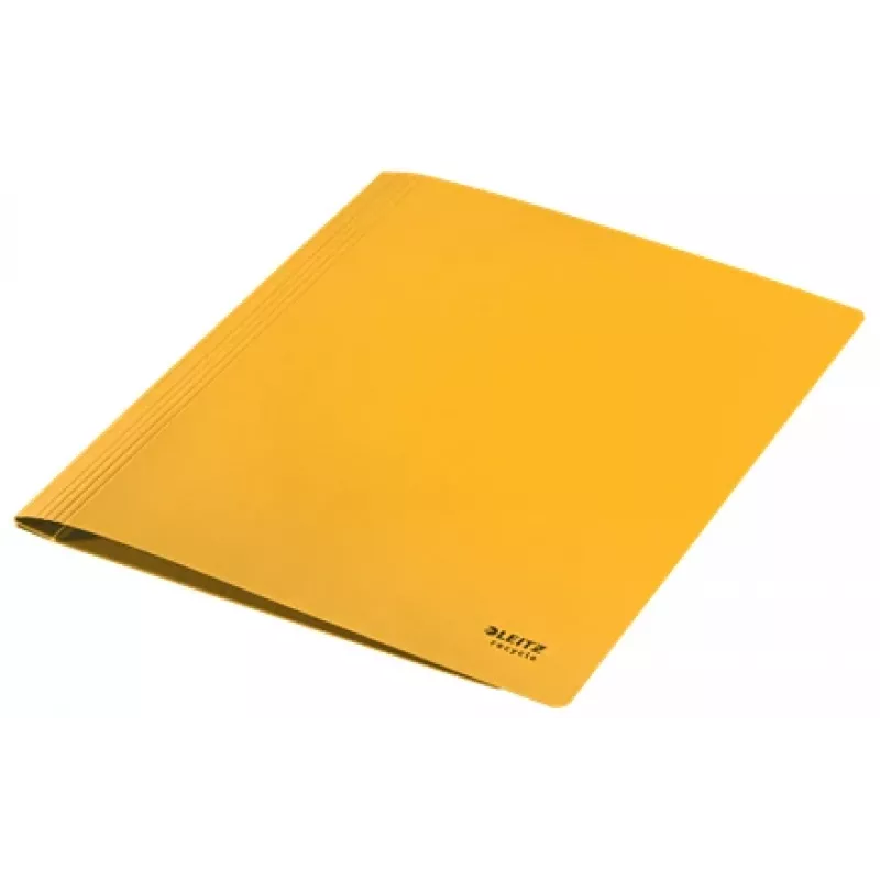 Leitz Recycle Card Flat File, Conventional file folder, A4, Carton, Yellow, Landscape/Portrait, 250 sheets