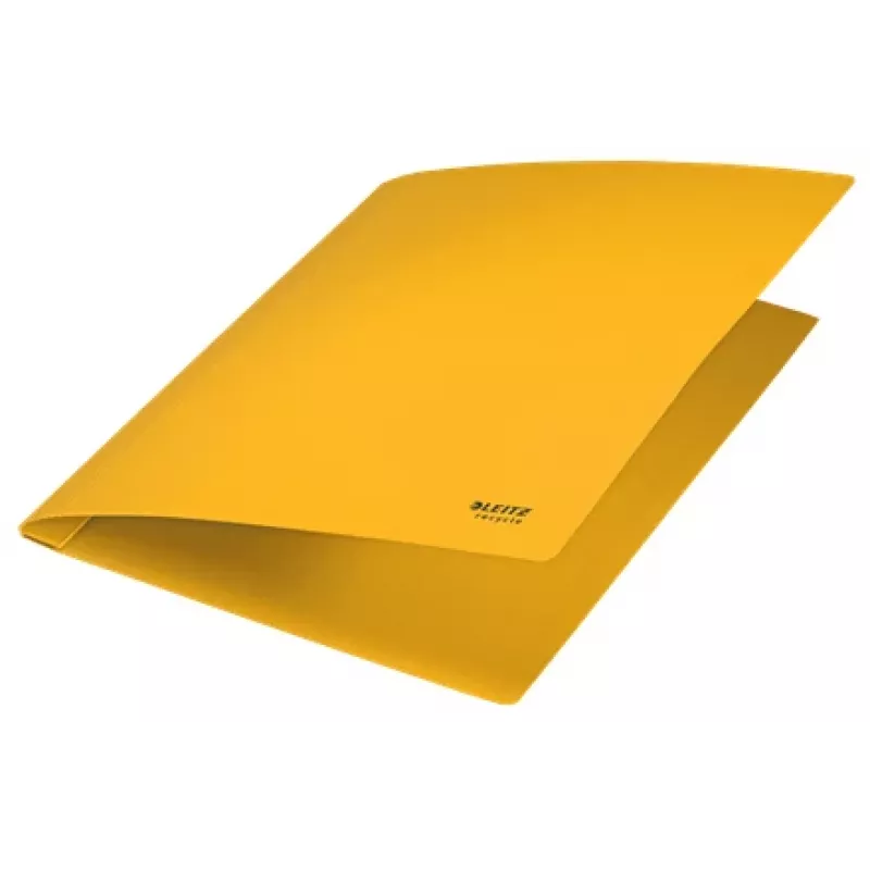 Leitz Recycle Card Flat File, Conventional file folder, A4, Carton, Yellow, Landscape/Portrait, 250 sheets